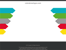 Tablet Screenshot of cobrabrewingco.com